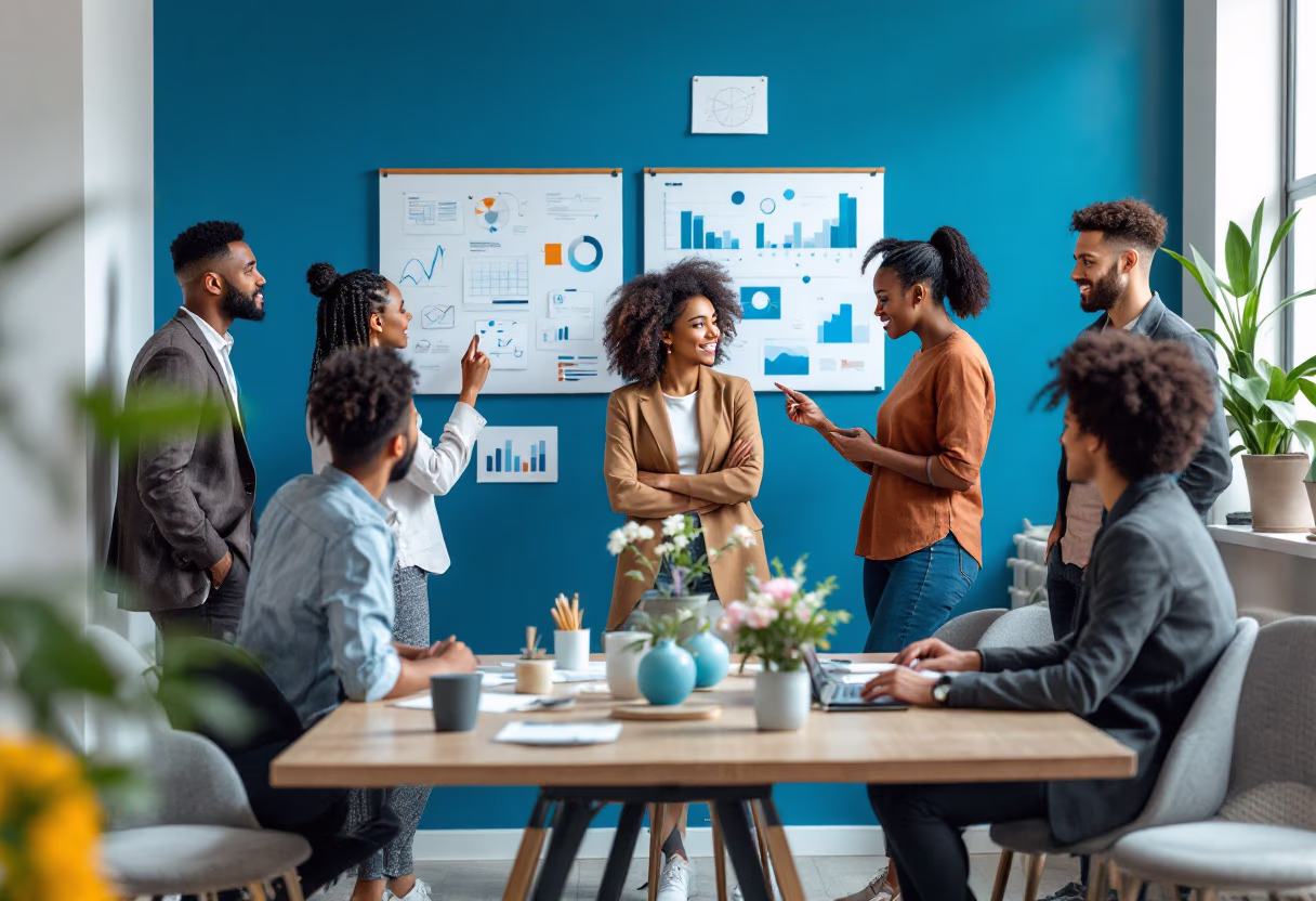 image of diverse group collaboration (for a hr tech)